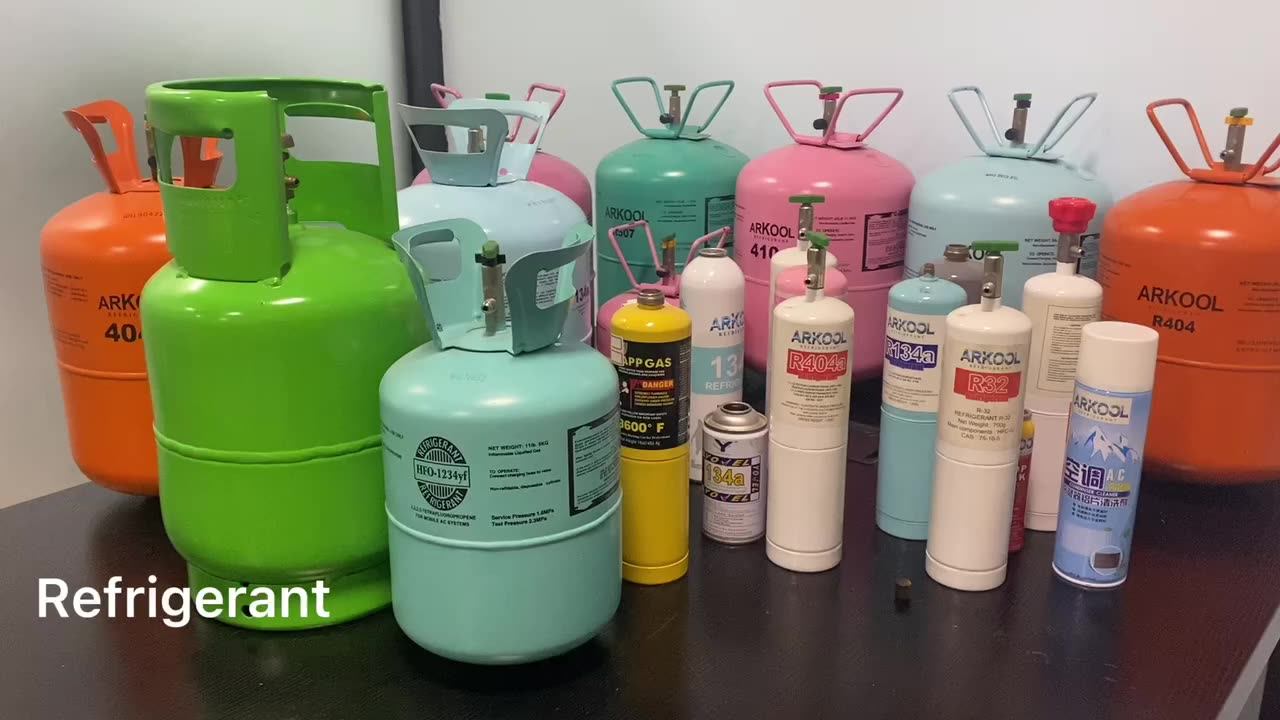 Refrigerant Gas 1234yf For Car Air Conditioner In Hydrocarbon