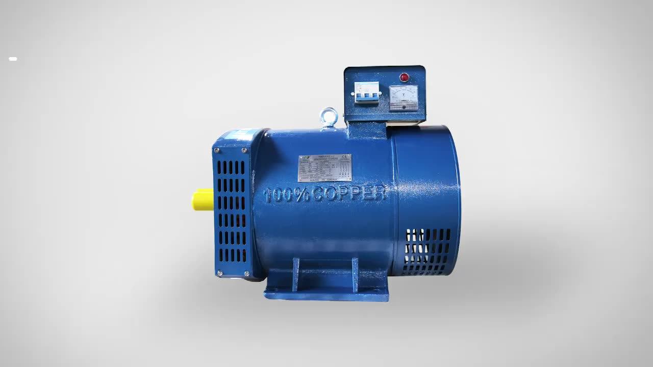 Portable St Stc Electric Generator 10kw Carbon Brush Generator