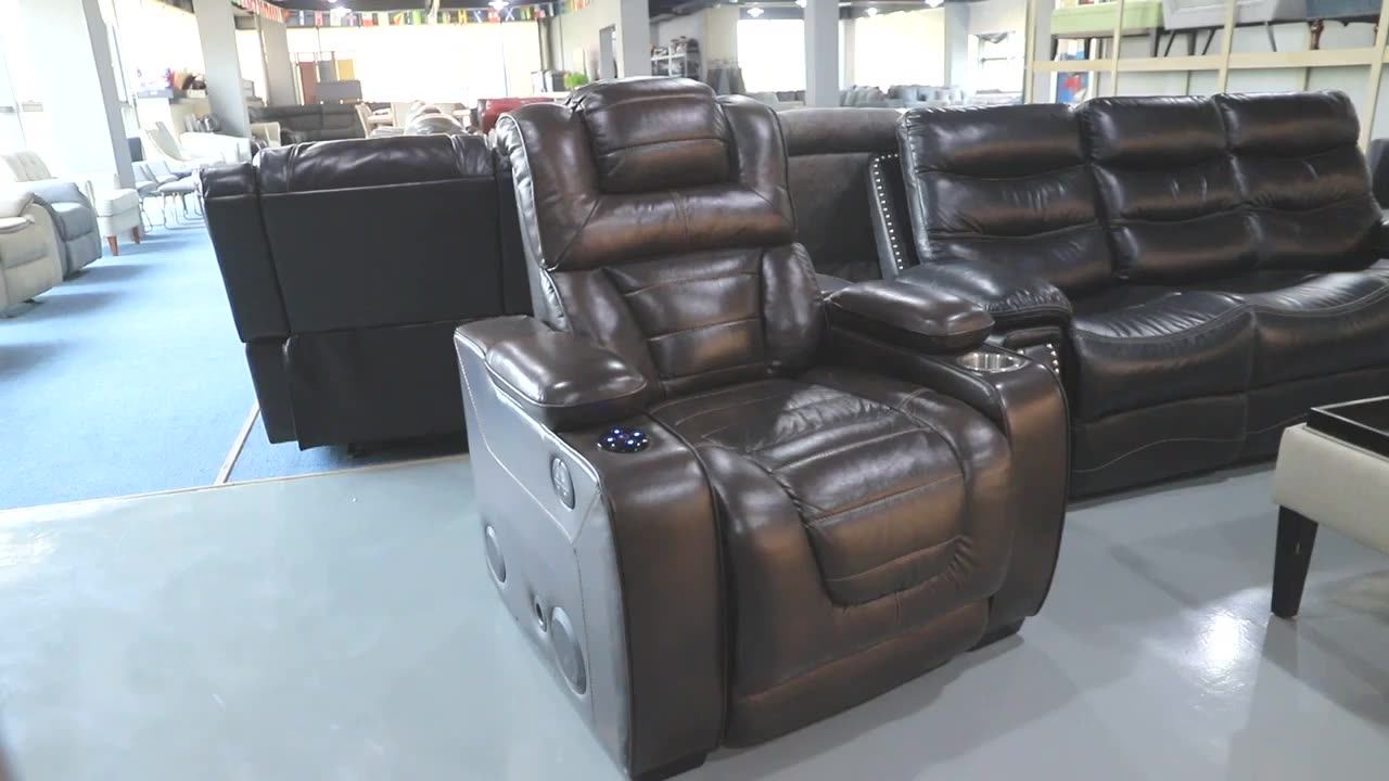 Modern Lazyboy Massage Single Seat Sofa Custom Leather Electric Multi