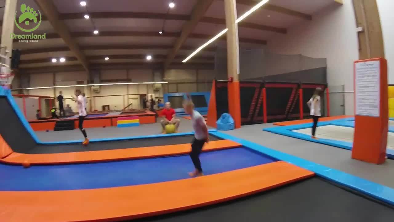 Commercial Used Bungee Trampoline Park Indoor,Rectangle Gymnastic