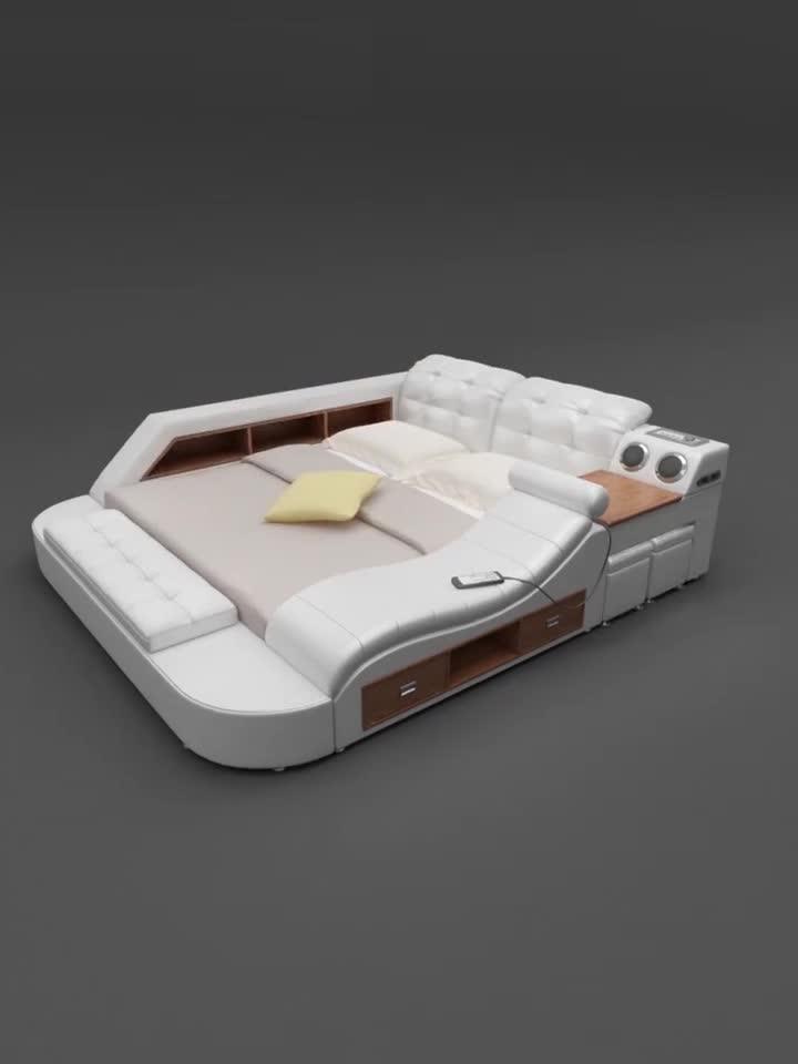 Multifunctional Storage Modern King Size Storage Leather Beds Buy
