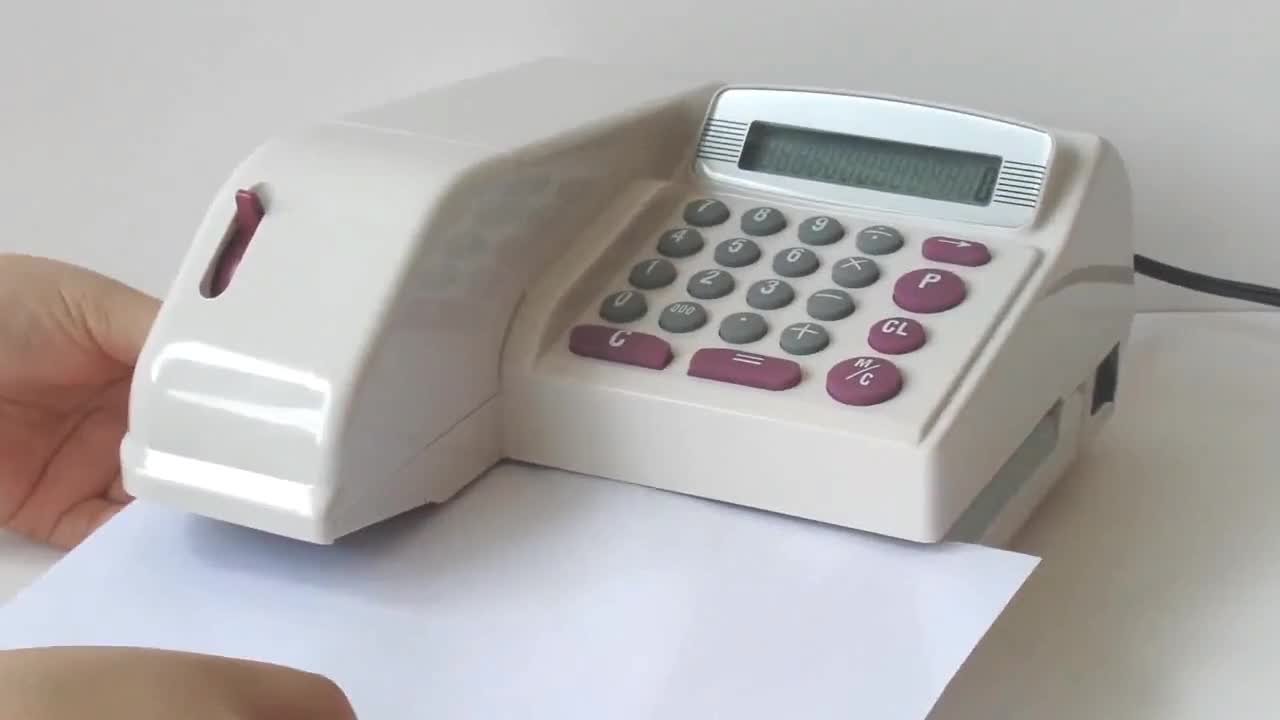 Hot Sell Check Write Machine All Country Currency With Cheap Offer