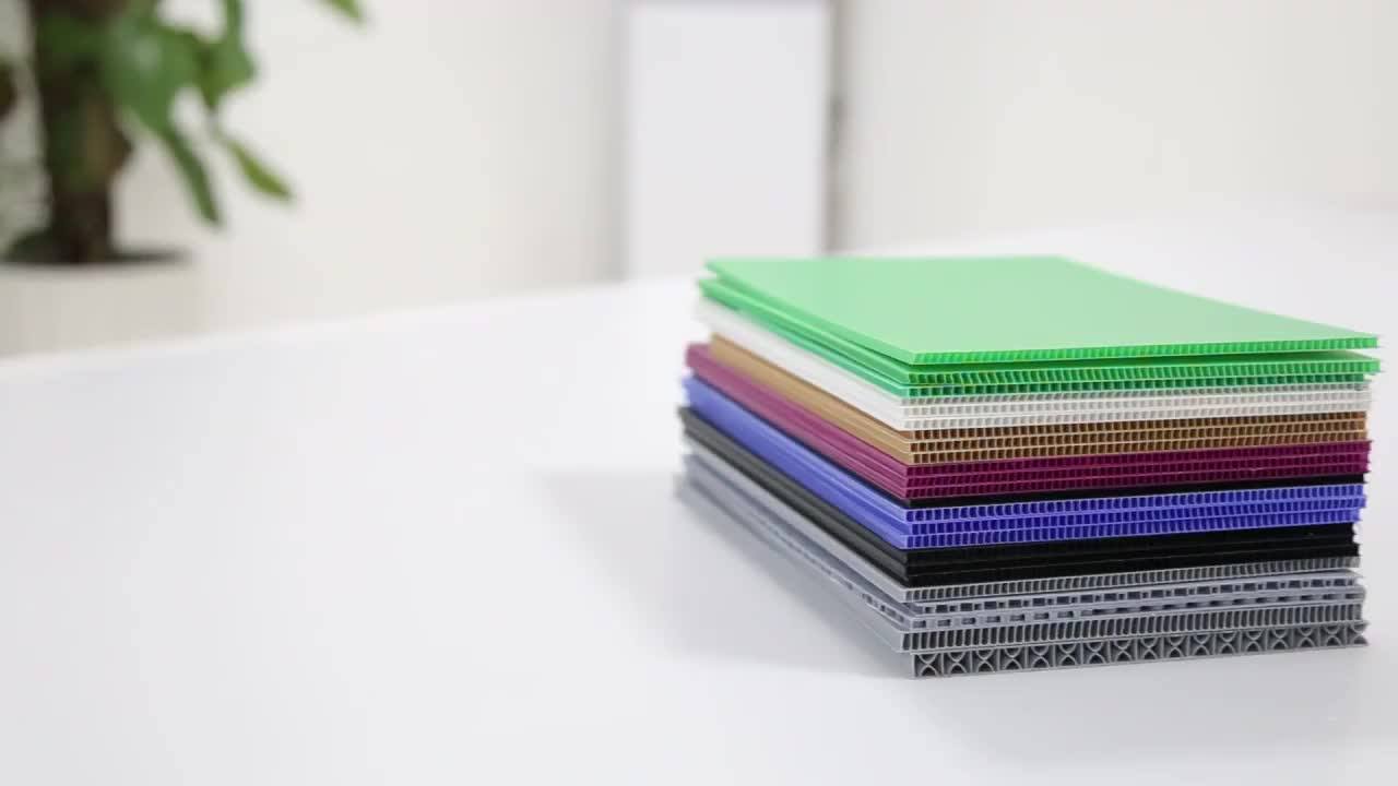 Corrugated Plastic 4ft X 8ft Sheets Die Cut Corrugated Plastic Sheets