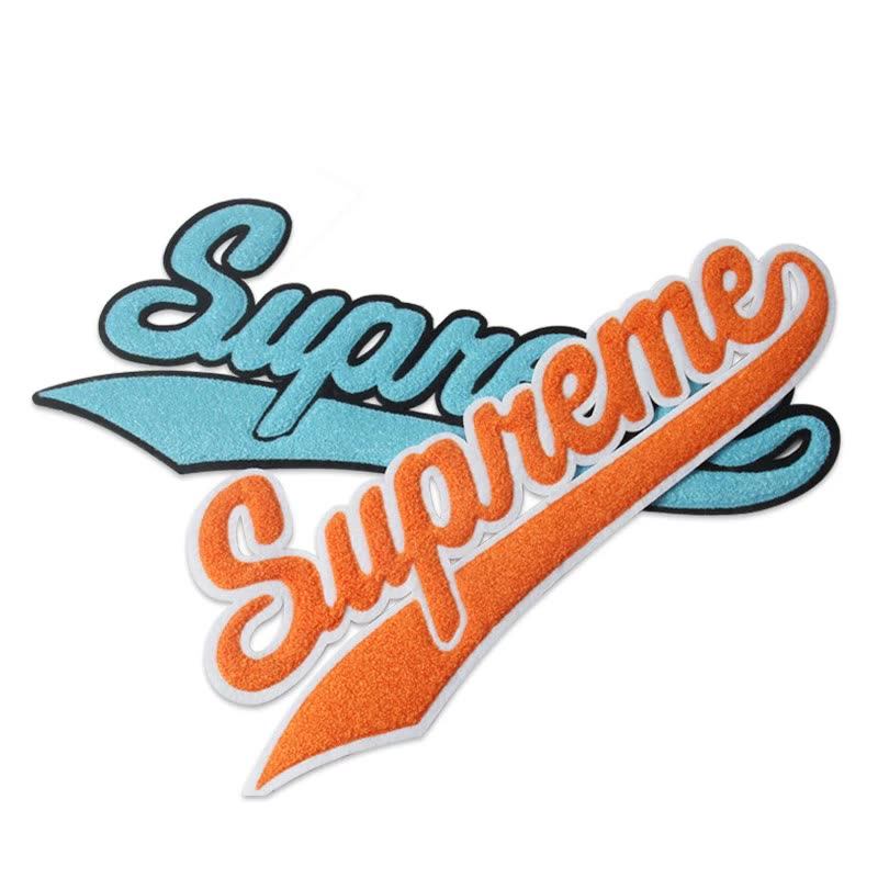 Custom Bulk Chenille Embroidery Patch Heat Transfer Letter Iron On