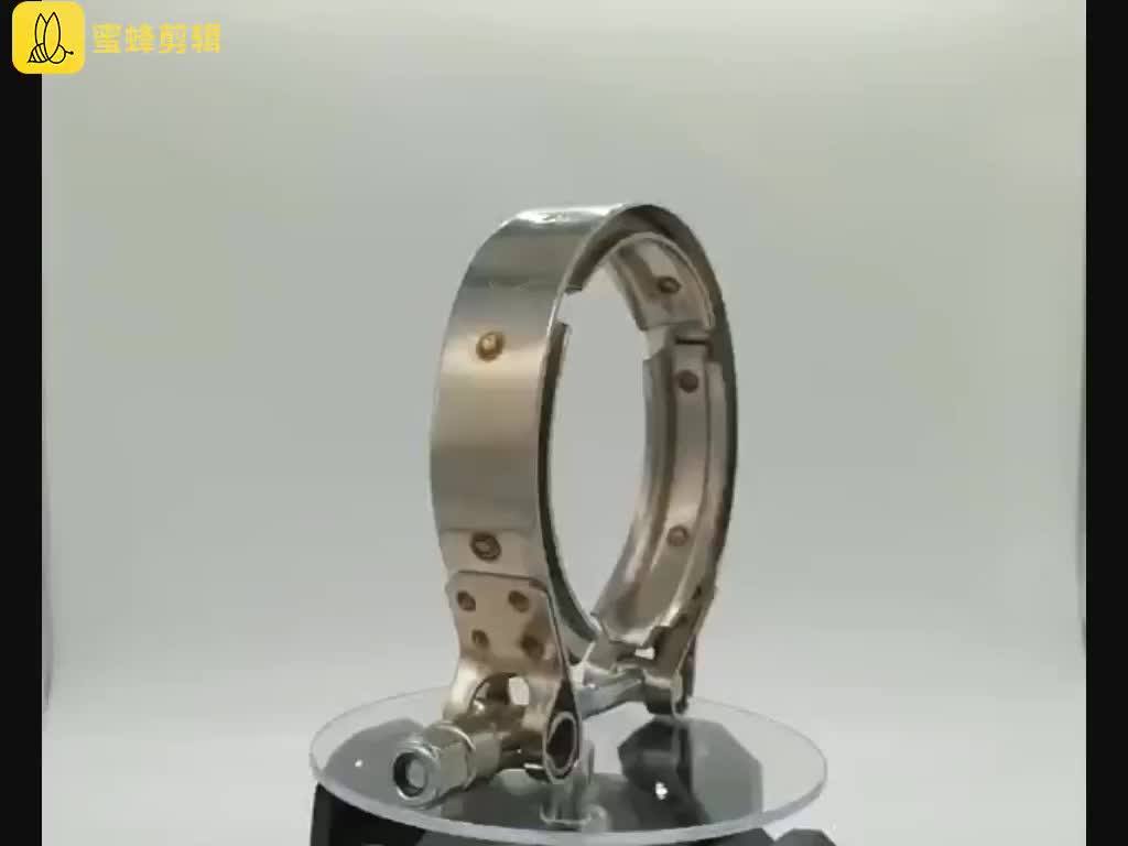 Stainless Steel 304 Exhaust Quick Release Vband Clamp Kit Male Female