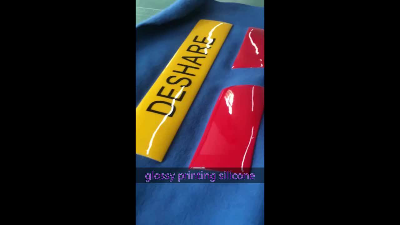 Heat Transfer Glossy Waterbase Rubber Ink Used For Cotton Screen