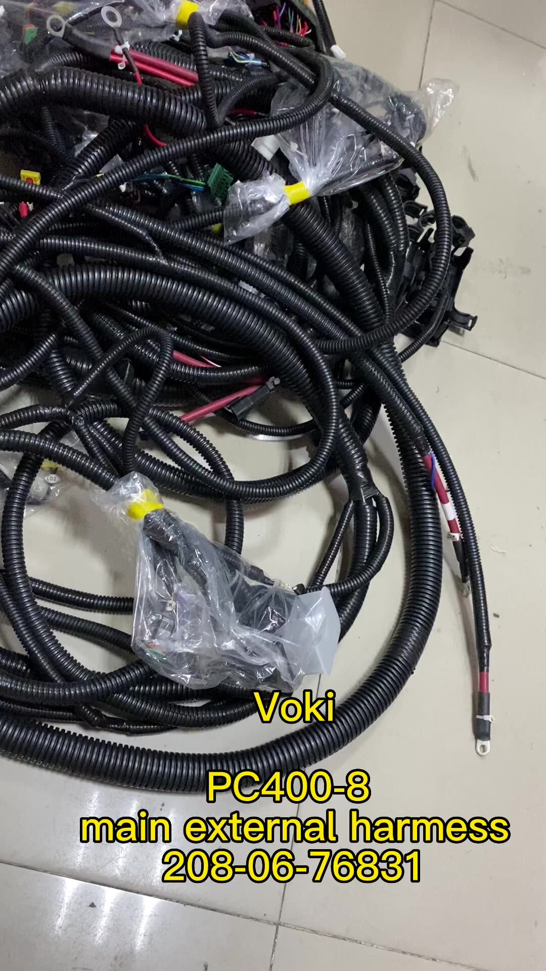 Excavator Pc4008 Main External Harness 6d125e5 Engine X211263768ts