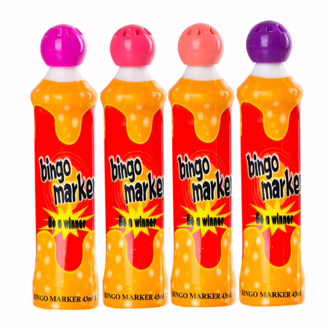 Rainbow Ch2802ビンゴカードdaubers Kidsアートの絵画ドットマーカーpen10mmスポンジ先と43ミリリットルカラフルな