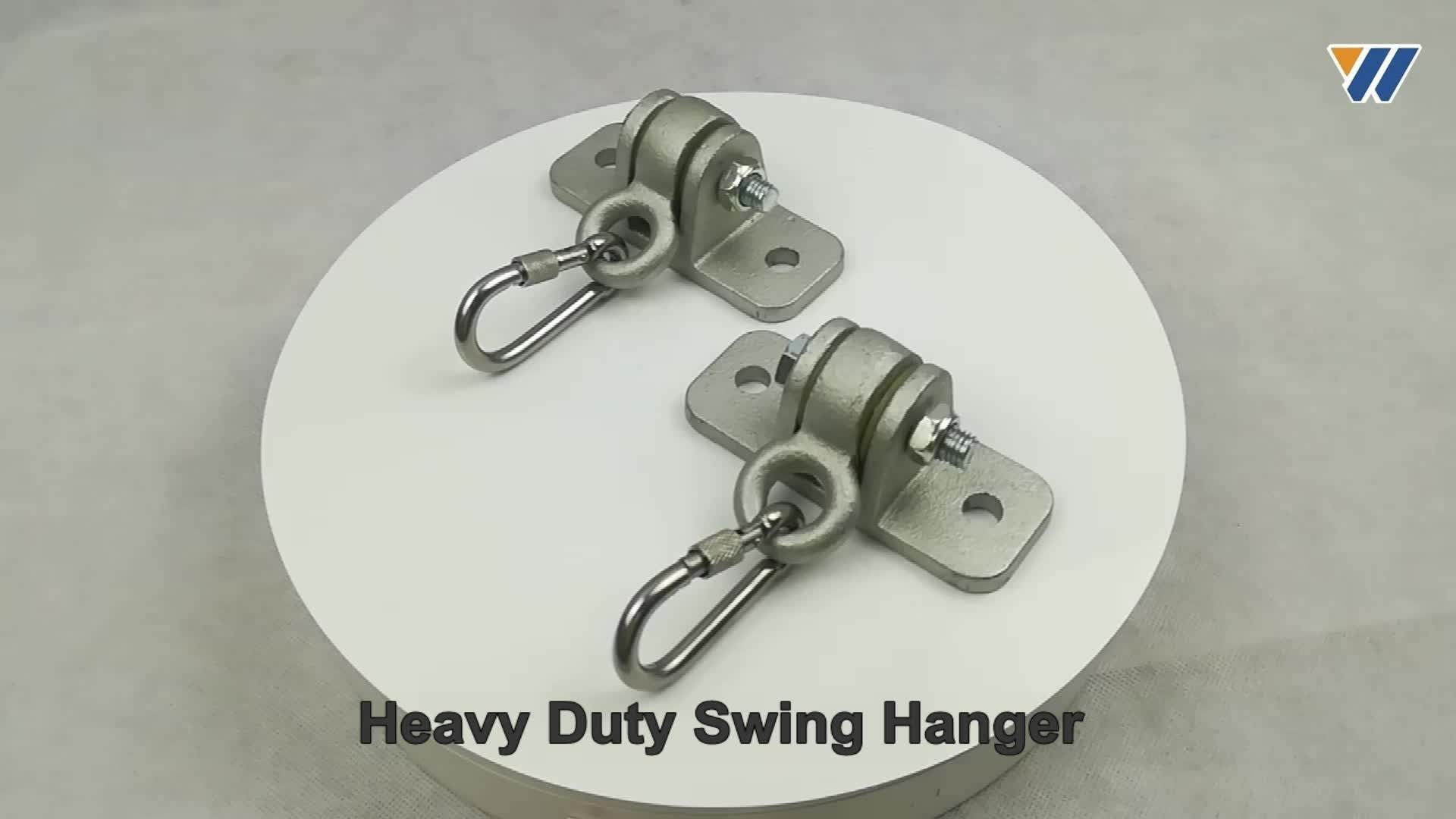 Heavy duty swinging hangar doors