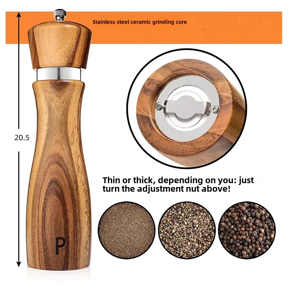 Ceramic chopper, sea salt, Sichuan pepper