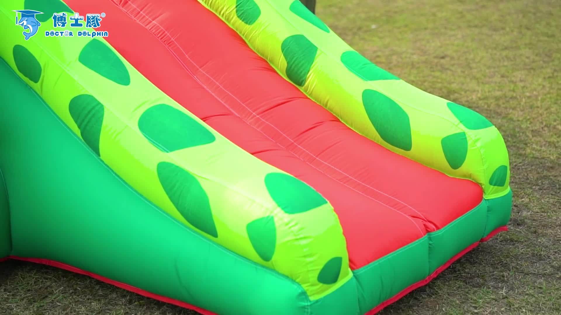 Kids Frog Jump House Inflatable Castle Jumping Balloon Bouncer For