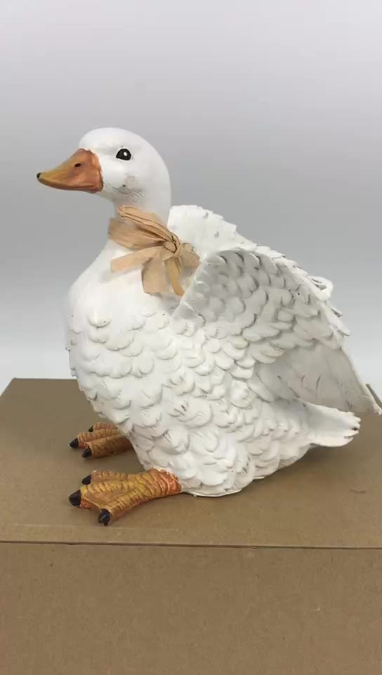 resin duck garden ornaments