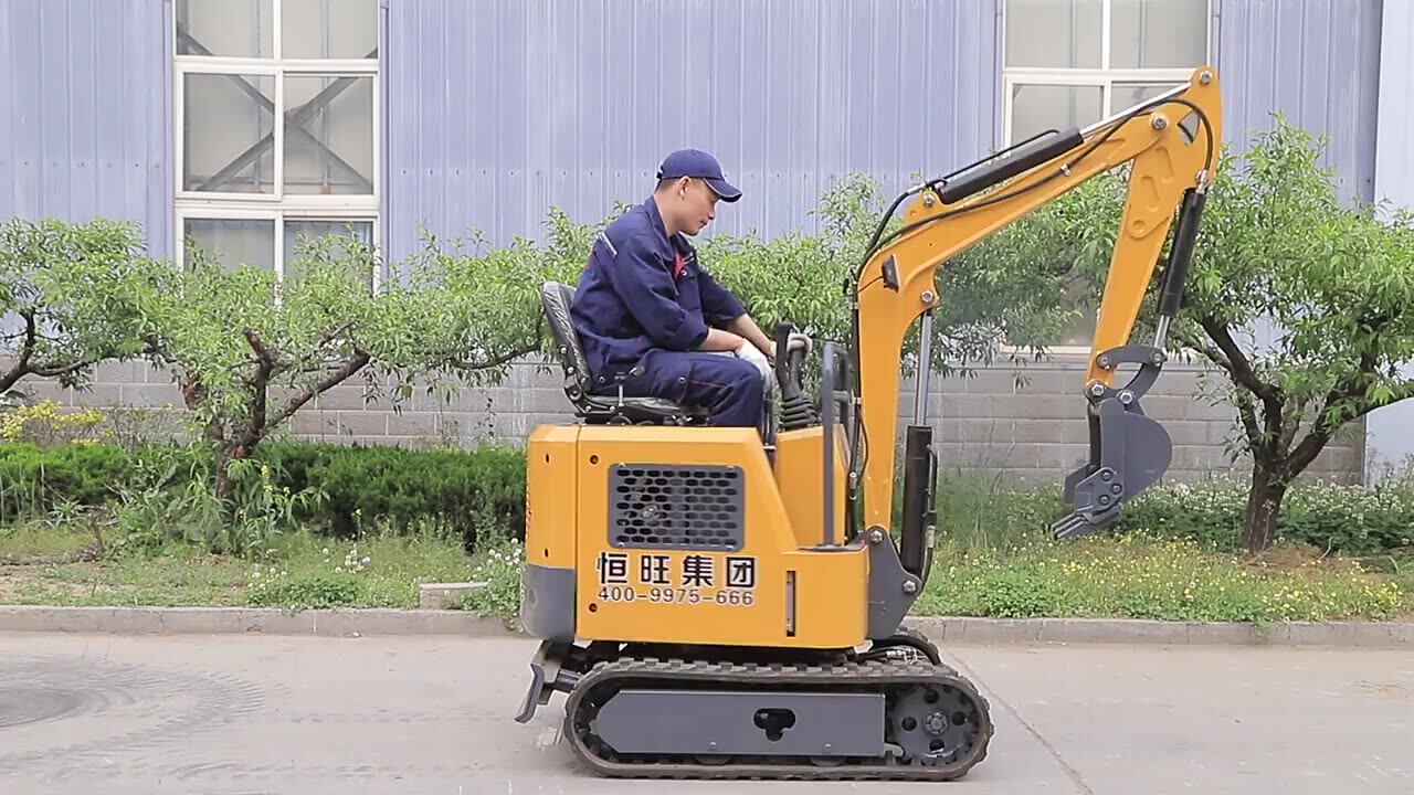Hengwang Hw10 Crawler Excavator 1 Ton Cheapest Bucket Digger Bagger