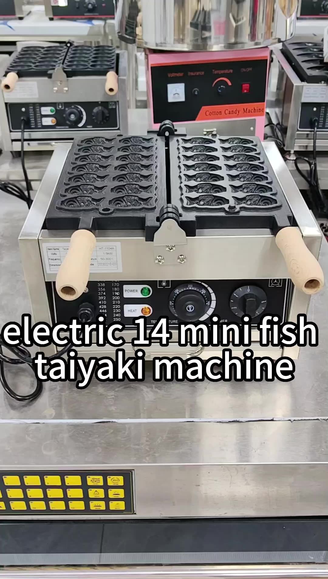 Korean Bungeoppang Pastry Mini Fish Waffle Maker Machine For 14 Tiny