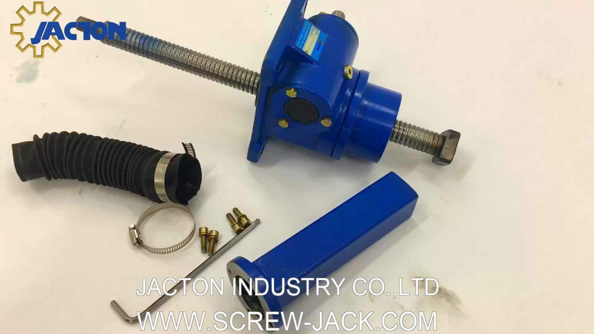 High Lead 35 Ton Heavy Duty Ball Screw Jack Actuator Lift 100x20 With