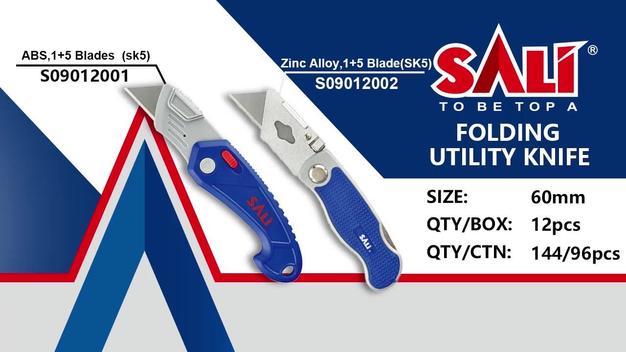 Sali Multi Functional Portable 60mm Pocket Folding Utility Knife Box