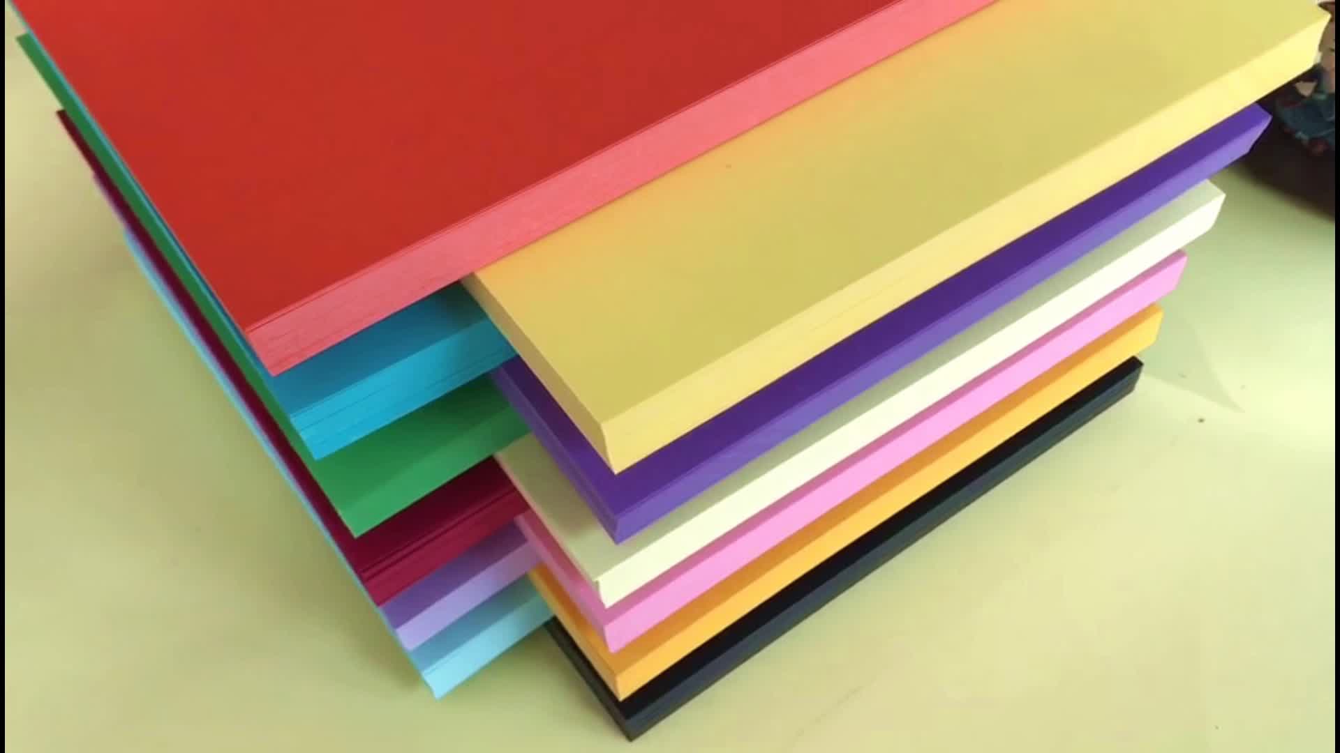 Factory Sale A4 Size 150g Color Cardboard Color Copy Paper Buy High