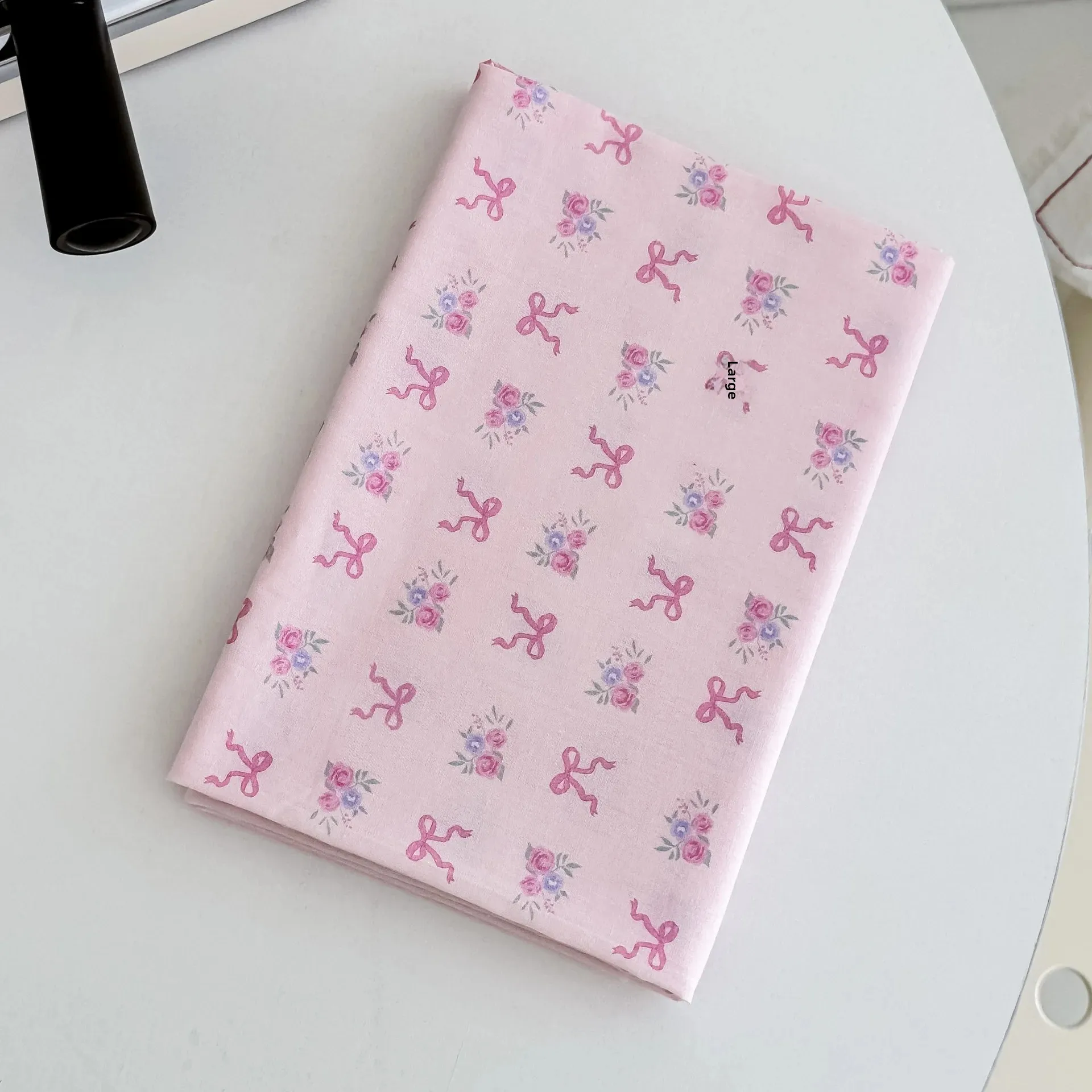 Cotton INS Wind Bow Floral Printed and Dyed Cloth Bags Children's Clothing dress Home Clothes Pajamas Clothing Fabric