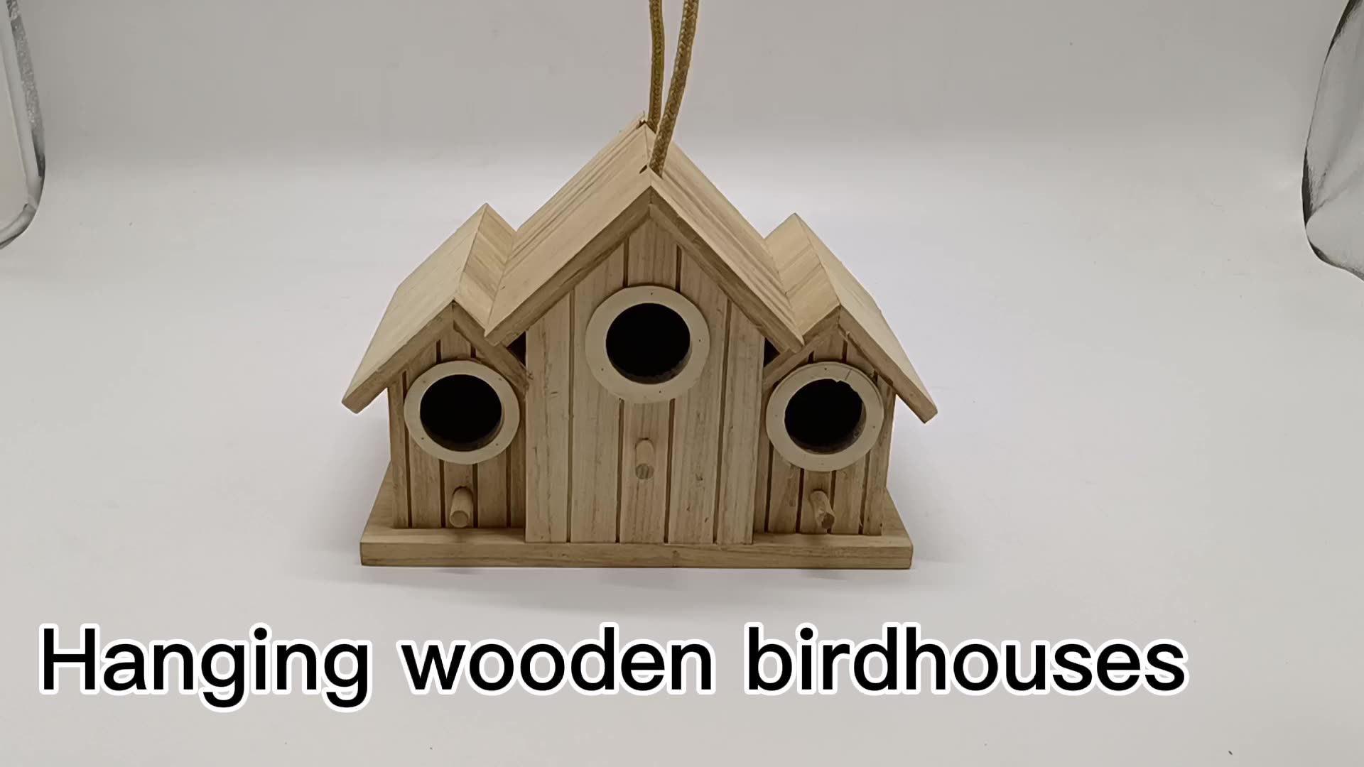 Wooden House Bat Modular Butterfly House For Garden Decoration Natural