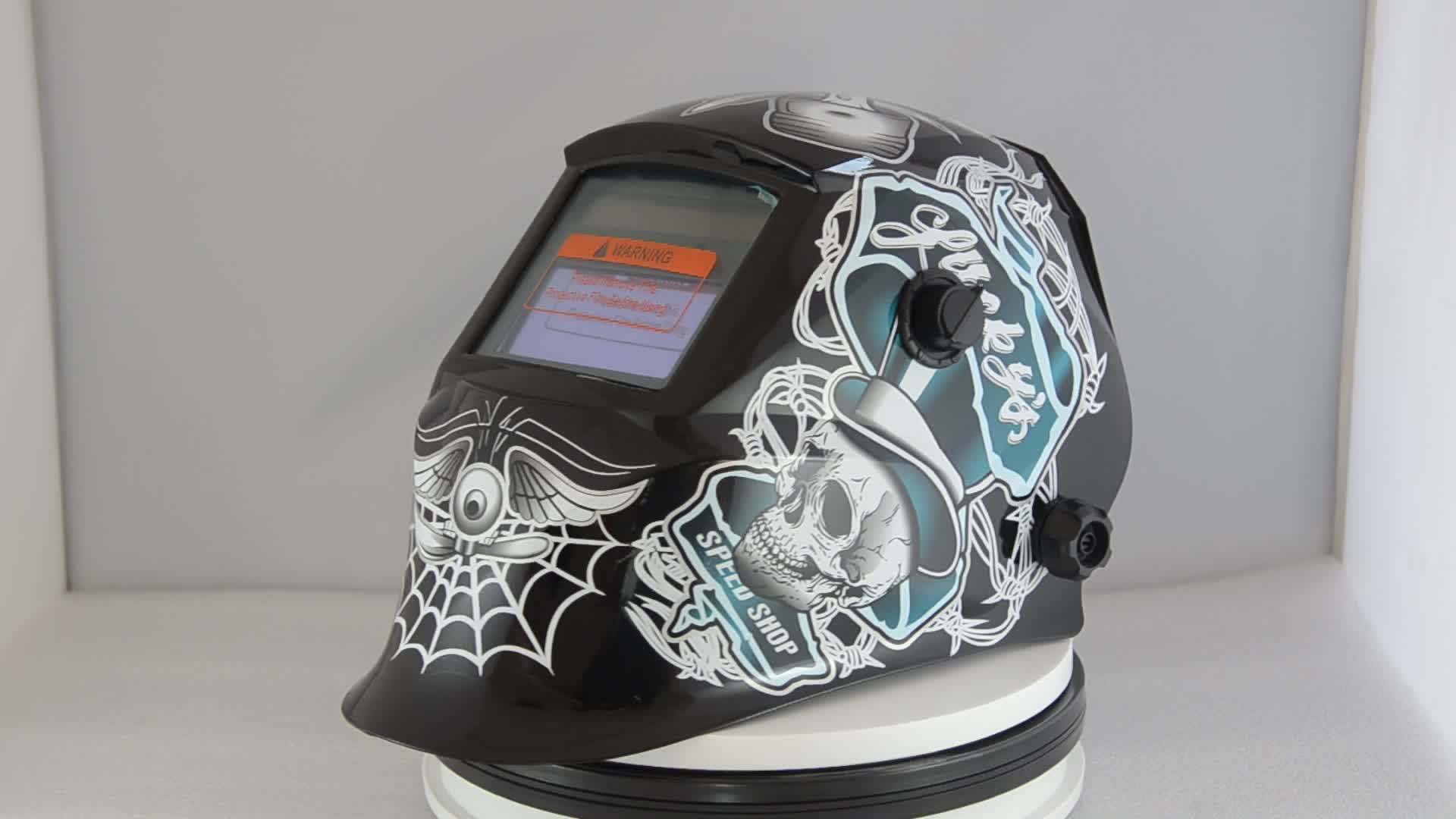 Mig Tig Uv Protection Din16 Auto Darkening Welding Helmet Solar Welding