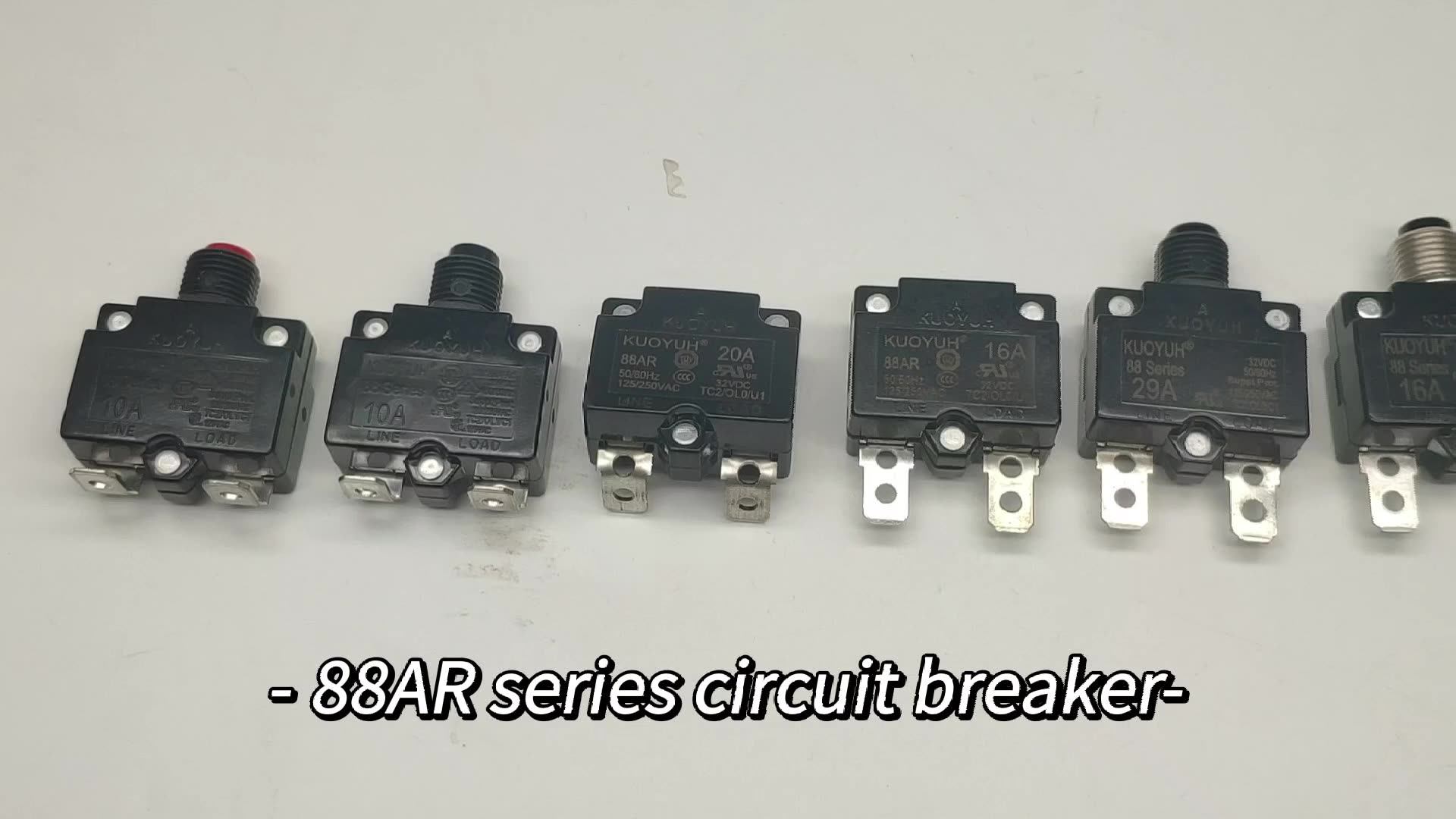 KUOYUH Interruttore Automatico 88-7A 125/250VAC 32VDC-50VDC - Foto 5