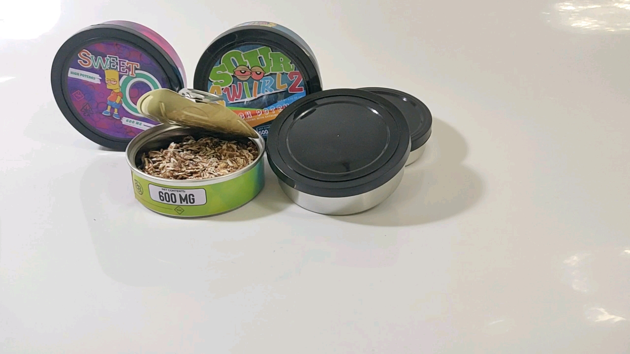 Factory Customized Labels Tuna Cans 100ml 3.5g 3.5 G - Buy Tin Cans,100ml Tin Weed Can,Round ...