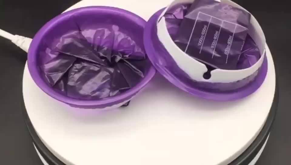 Disposable Purple Vomit Throw Up Bag For Airsickness Bag Hospital Vomit