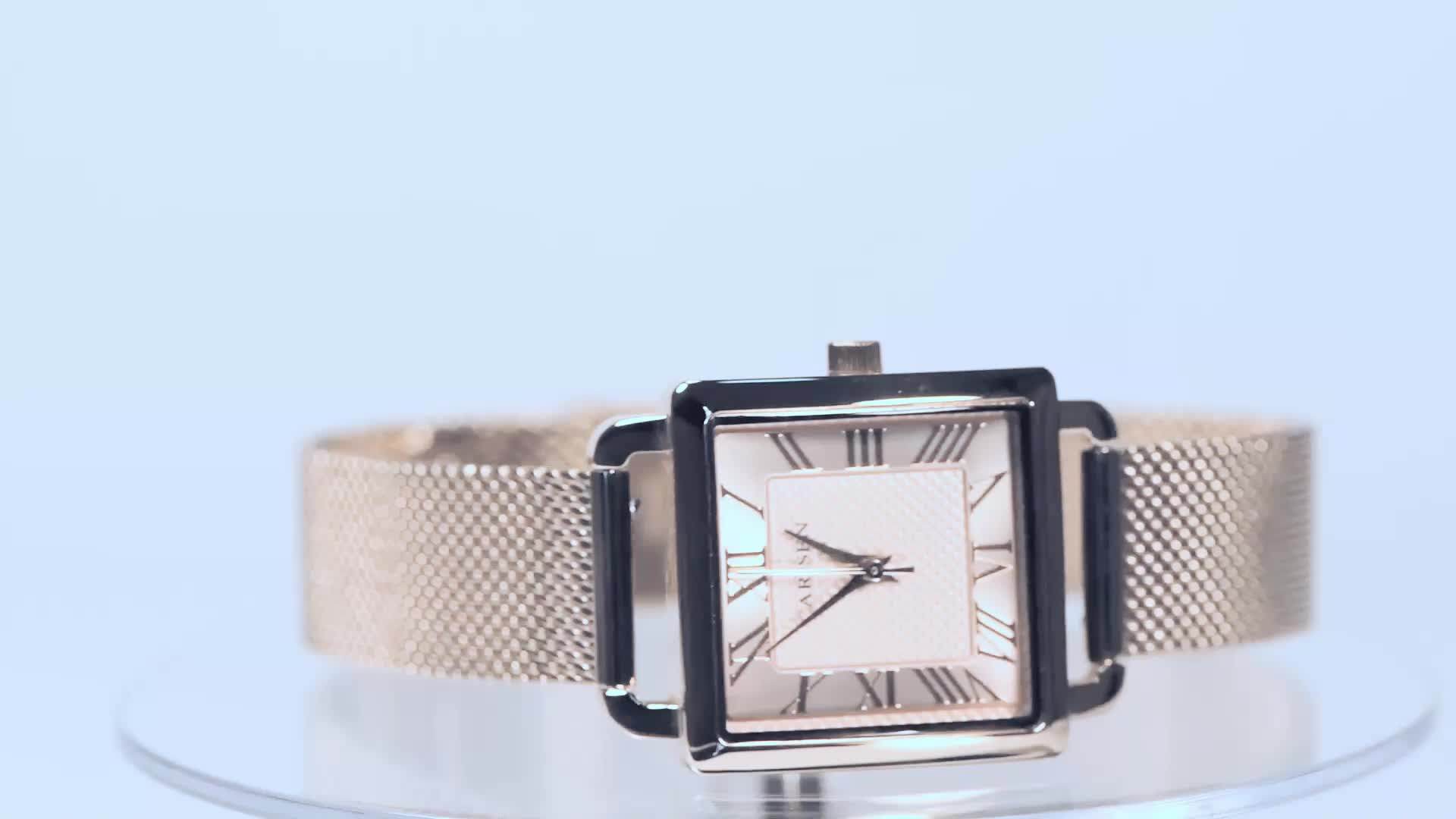 Custom Brand Watch Ladies Watch Stainless Steel Back Quartz Wrist Watch