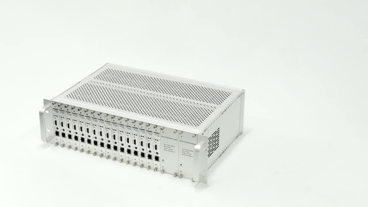 直播界的“黑方法”来了！16路HDMI/SDI/CVBS高清编码器，3U机架设计直接封神