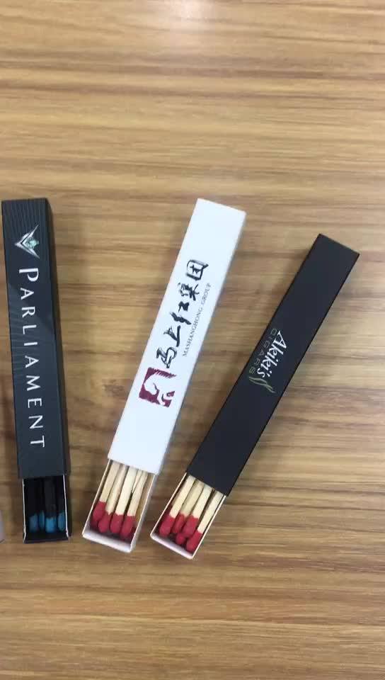 Black Color Custom Matches Colored Match Sticks Promotional Long Sticks Safety Matches Buy