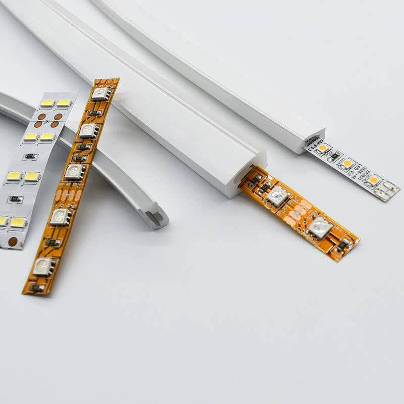 Waterproof Rubber Silicone Neon Flexible Tube For Led Strip Buy Led