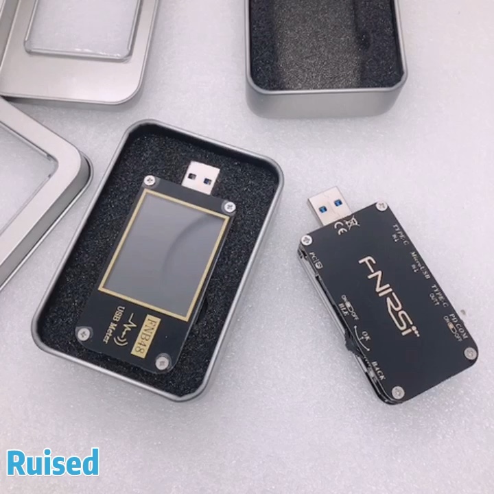 Fnirsifnb48 Usb Voltage And Current Meter Multifunction Fast Charge
