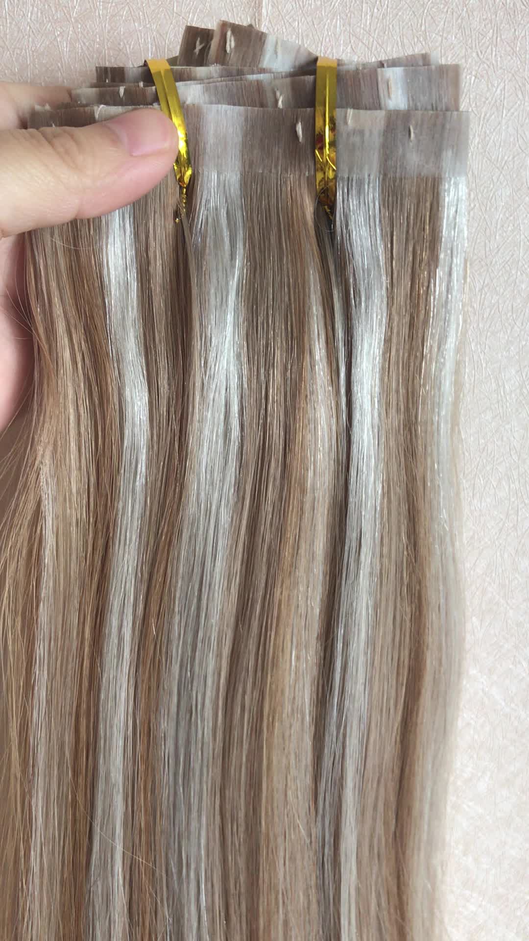 Remy Hair Extension 100human Hair Invisible Seamless Pu Clip In Hair