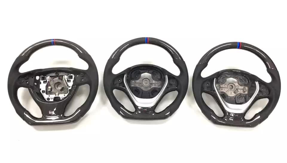 Car Steering Wheel Carbon Fiber Steering Wheel Custom Style For Bmw