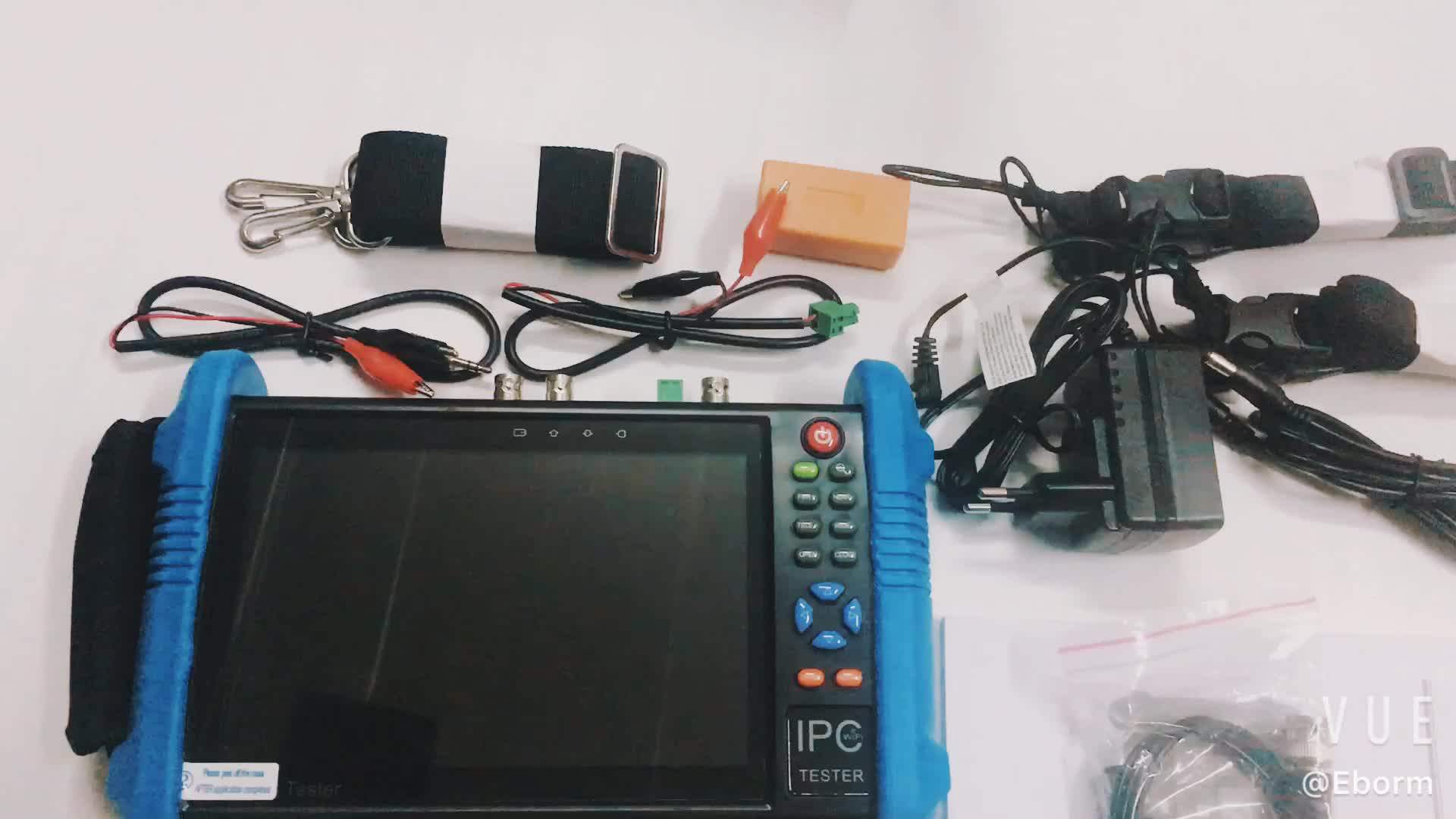 7-Inch CCTV Camera Tester IPC-9800 Pro IPS Touch Screen Monitor