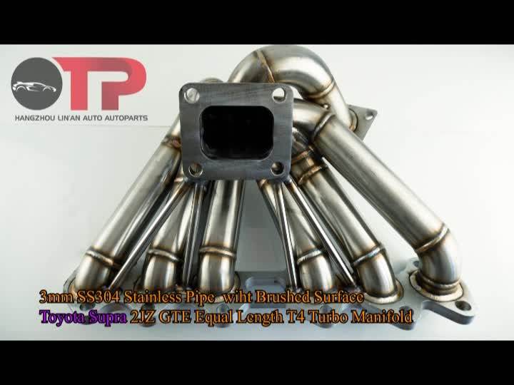 Otp Exhaust Pipe 3mm Ss304 Single Tur Bo Manifold Schedule 42 T4 50mm