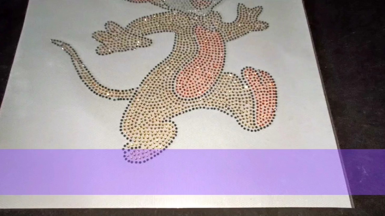 Bling Heat Transfer Rhinestone Sheets Mouse Design Iron On Rhinestone