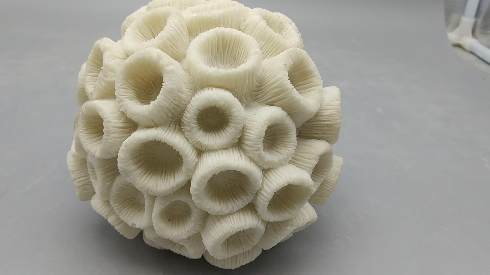 Resin White Artificial Coral Reef For Aquarium Decoration Buy Resin