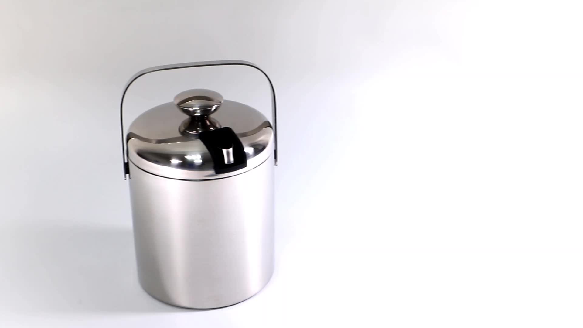 Ouyada Factory Direct Wholesale 1.3l Stainless Steel Mini Silver Double