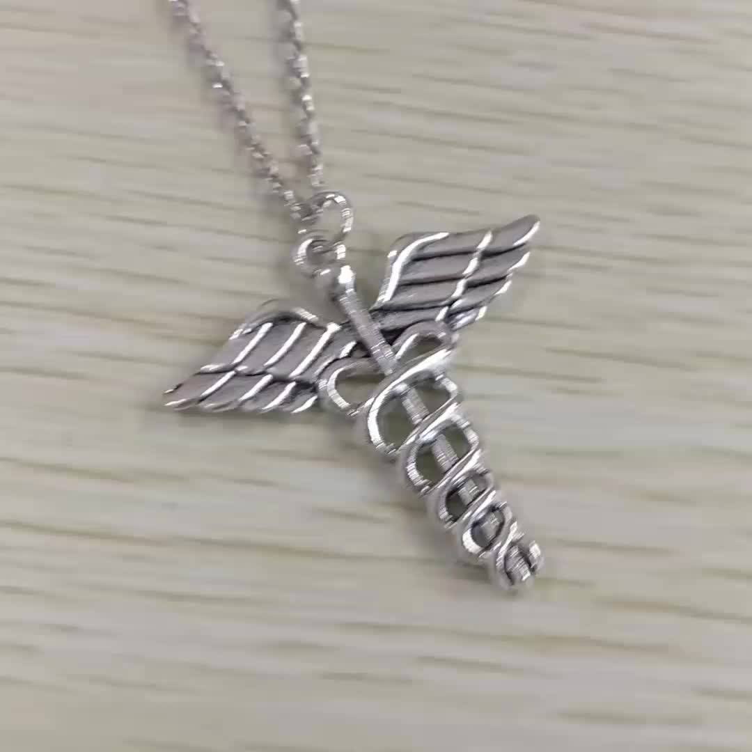 EMT Doctor Nurse Symbol Pendant Necklace Fashionable Meaningful
