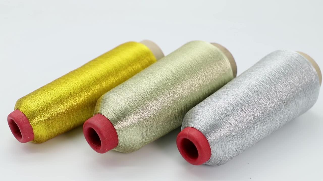 2019 New China 100 Polyester Yarn Gold Metallic Embroidery Thread - Buy ...