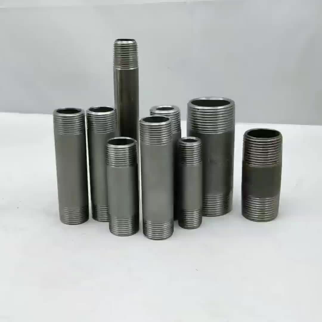 GI Fittings Pipe Nipple Steel Pipe Socket Coupling Hose Nipple Fire