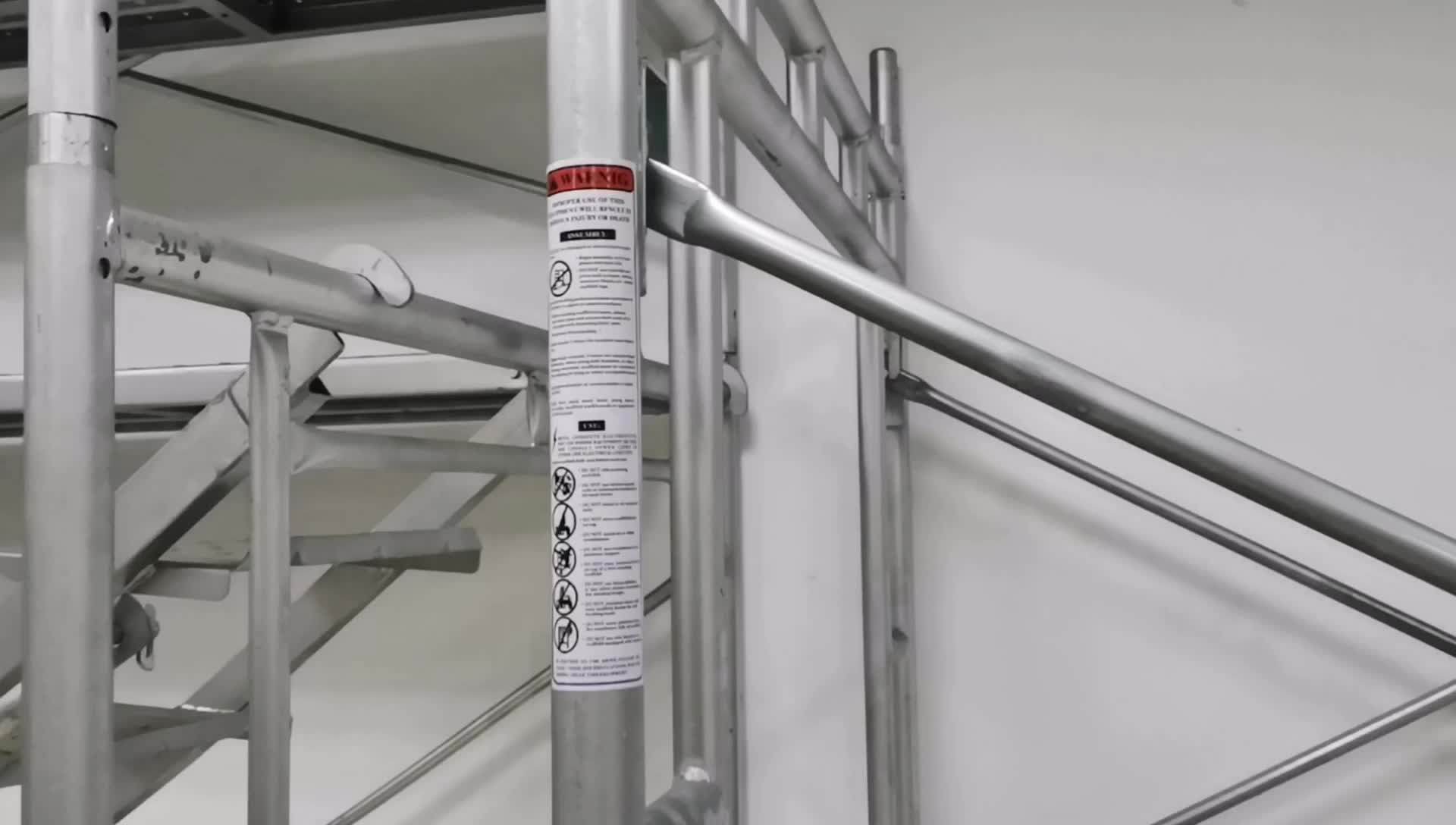 Aluminum Mason Frame Scaffolding System Galvanized Main Used Formwork