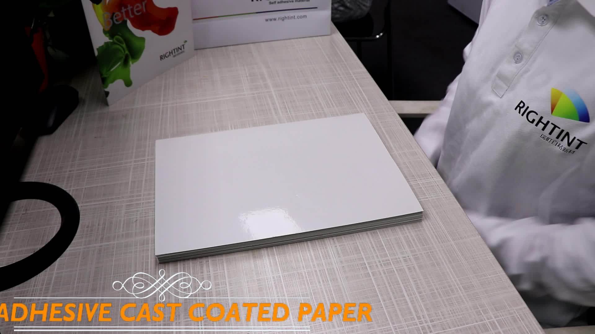 Digital Printing Self Adhesive Mirror Coated Paper Roll Or Sheet Buy