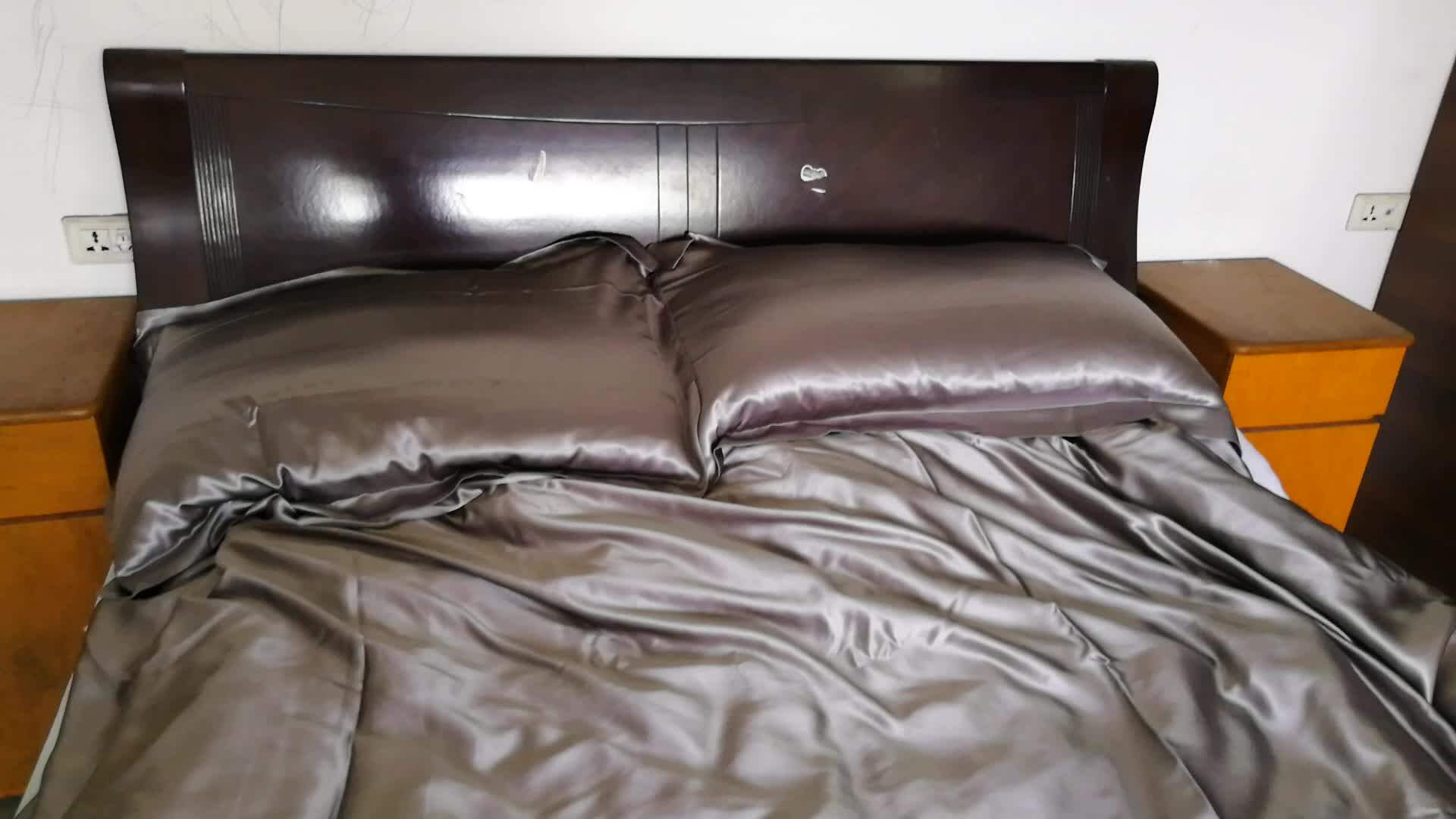 Ebay Hot Sale Comforter Wedding Gift 19mm 100 Plain Silk Super King