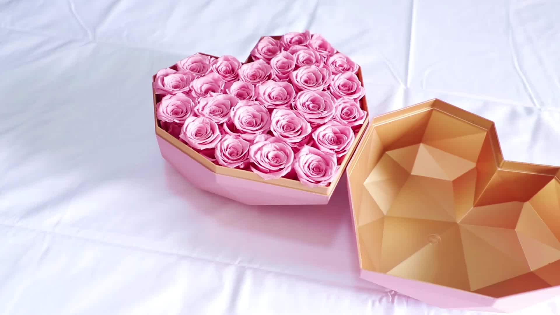Wholesale Eternal Roses Heartshaped Gift Preserve Rose Best Birthday