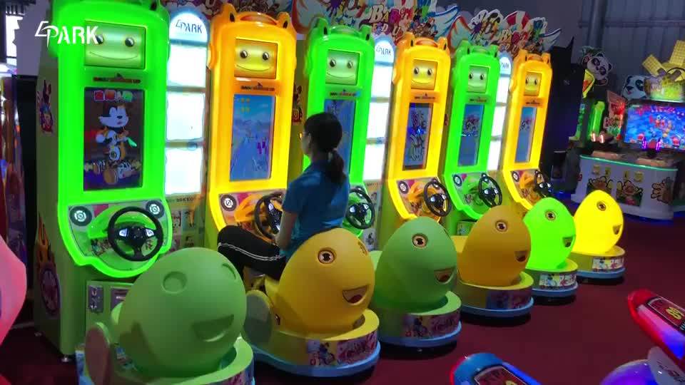 Commercial Arcade Game Machine Indoor Driving Car Kiddie Ride On Seat