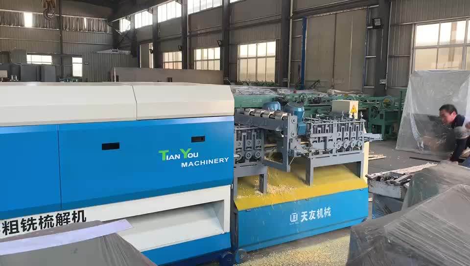 Bamboo Flatten Machine Strand Woven Bamboo Flooring Making Machine