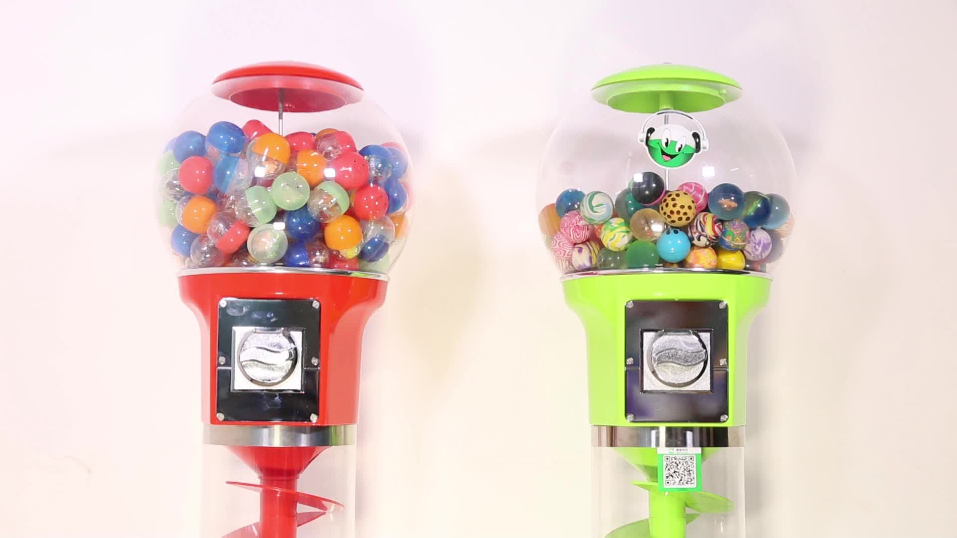 Candy_toy Machines_ Spiral Gumball Machines_ Bouncy Ball Machines