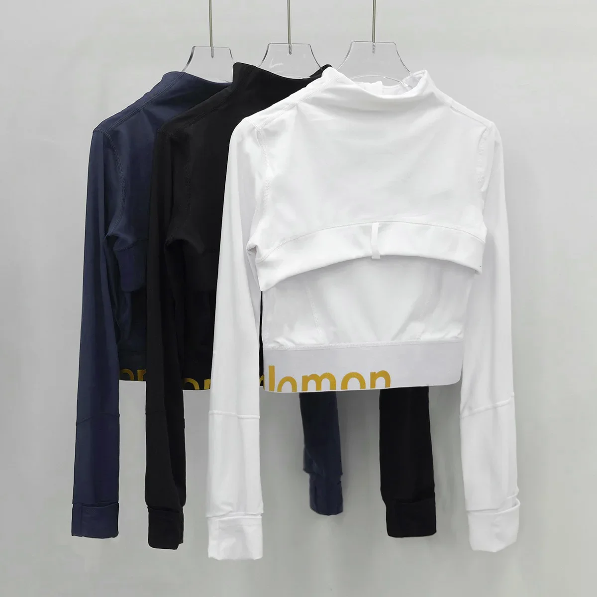 New Yoga Jacket Define Navel Double Sanding Fitness Casual Running Women's Sports Jacket Short